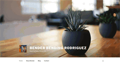 Desktop Screenshot of benderbendingrodriguez.com