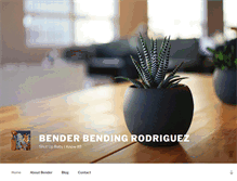 Tablet Screenshot of benderbendingrodriguez.com